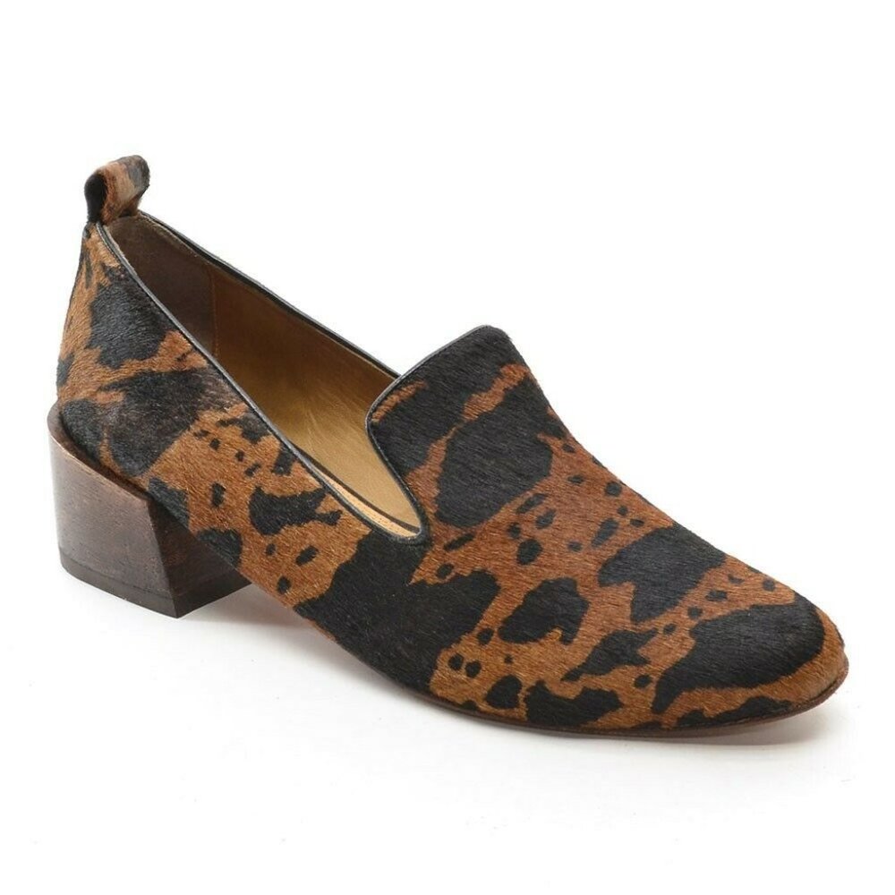 Mari Giudicelli Gavea Cow Pony Hair Loafers 40